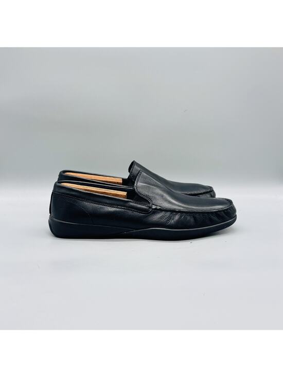 Cole Haan Shoes Mens 9 Black Leather Moc Toe Loafers Slip On Dress Comfort main image 4